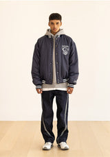 バーチャルワールド60Zバーシティージャケット/VIRTUAL WORLD 6OZ VARSITY JACKET