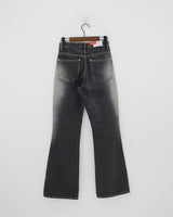 サンディンググレーブーツカットデニムパンツ/no.3015 Sanding Gray Bootcut Denim Pants