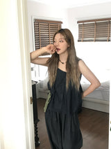 Cherish denim set up sleeveless