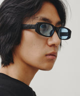 COLOR LENS SUNGLASS (BLUE)