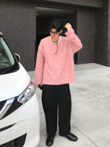 ヘアリーラウンドニットT