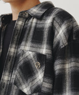 GINGHAM CHECK SHIRT (BLACK)
