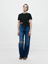 FOUR LEAF T-SHIRTS (BK) (6677238612086)