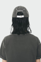 ビンテージウォッシュドキャップ/Vintage washed cap (black)
