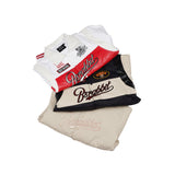 スポーティロゴカラーバーシティジャケット/BSR2223FWJK023 SPORTY LOGO COLLAR VARSITY JACKET WHITE
