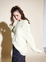 DAMAGE COLLAR KNIT (6635438932086)