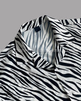 SI オーバーサイズフィットゼブラ半袖シャツ / SI Oversized Fit Zebra Short-Sleeved Shirt (3XL)