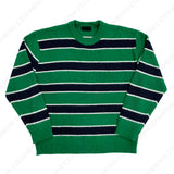 ウォパラウンドネックストライプモヘアニットウェア / EV WOPA Round Neck Striped Mohair Knitwear (3 colors)
