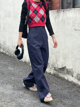 Scottish fish knit vest