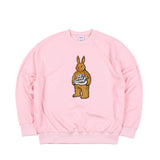 ビッグベアラビットクルーネック / BSR2223FWPO032 BIG BEAR RABBIT CREWNECK PINK