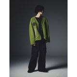 カーターダイアゴナルジップパラシュートパンツ / CARTER DIAGONAL ZIP PARASHUTE PANTS_BK