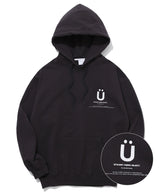 ビッグ Uロゴ パーカー チャコール /BIG U LOGO HOODIE [CHARCOAL] (4414562435190)