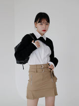 ディアグニットボレロ / Diag Knit Bolero (4color)