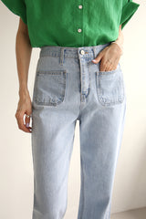 クシオジーンズ / CUSHIO JEANS / STRAIGHT DENIM PANTS