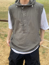 Track anorak vest