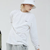 オーバーフィットレタリングロングスリーブT/OVERFIT LETTERING LONG-SLEEVED T-WHITE