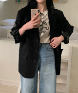 [BELLIDE MADE] Macchiato oversized fit blazer jacket