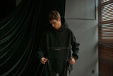 ロゴファスナー オーバーフィットシャーリング フードパーカー/DECF Logo Fastener Over fit Shearling Hoody_DECF (4431928852598)