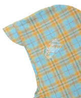 CHECK SHIRT HOODIE BLUE(CV2ESUW320A)