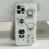 Winter Sketch Somecat Phone Case_matt