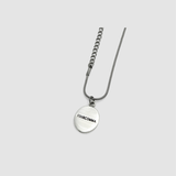 < Stray Kids Seungmin Wear > ROUND STEEL NECKLACE (6690765439094)
