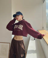 ニューヨーククロップフーデッドTシャツ / New York Crop Hooded T-shirt (2color)