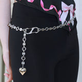 1 2 ハンドメイドチェーンハートベルト / 1 2 handmade chain heart belt