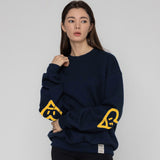 エルボー スプレー ハート スマイル スウェットシャツ / Elbow Spray Heart Smile Sweatshirt
