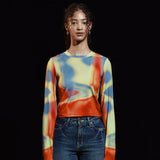 モルヒネ ウォーマー グラフィック クロップ Tシャツ / MORPHINE WARMER GRAPHIC CROP T