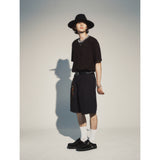 ハーフバンディングバミューダパンツ / HALF BANDING BERMUDA PANTS_BK