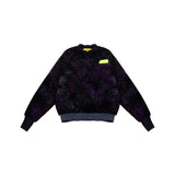 [UNISEX] Tie-Dye Faux-Shearlng Pullover (Purple) (6656346620022)