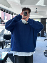 10.candy daily loosefit round knit