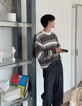 ミックス ラウンド ニット