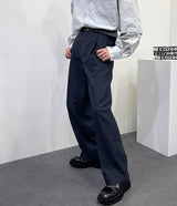 ピンタック ワイド スラックス / SK Pintuck Wide Slacks (3 colors)