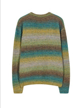 グラデーションセーター/GRADATION SWEATER GREEN YELLOW