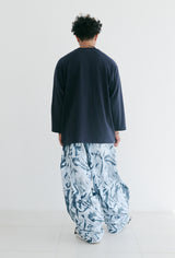 オールドスクールロゴロングスリーブ / BSR2223FWPO083 OLD SCHOOL LOGO LONG SLEEVE NAVY