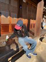 Basic side line point denim