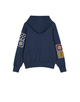GRANNY SQUARE HOODIE NAVY (6691433283702)