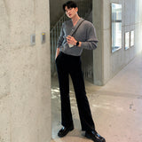 V-Neck Ribbed Cardigan (6684154527862)