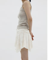 パンジーフレアスカート / Pansy flare skirt (2color)