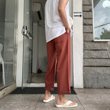 レイヤードスリットコットンノースリーブタンク / Layered Slit Cotton Sleeveless Tank (3 colors)