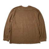 STICKY GHOST LONG SLEEVE T-SHIRT LIGHT BROWN (6612498382966)