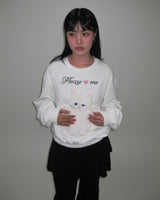 PLEASE♥ME SWEATSHIRT