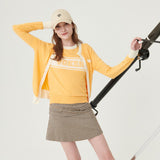 Logo jacquard knit set-up_YELLOW (6659925246070)
