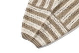 パンチングニットポロ / PUNCHING KNIT POLO_BEIGE