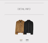 2 Low Stud Suede Jacket (2color)