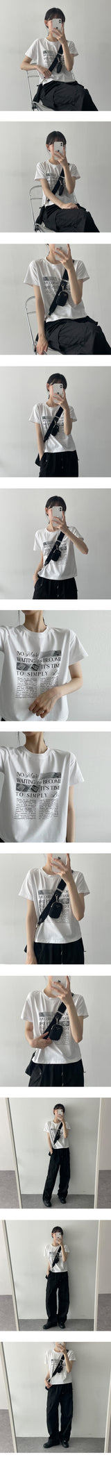 ヴィコムフォトレターリングショートスリーブT / Vicom Photo Lettering Short Sleeve Tee
