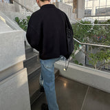 ASCLO Sukashi Collar Cardigan (4color)