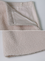 HR Wool Boucle Mini Skirt (2color)