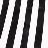 BSR2223FWJK008 STRIPE LOGO PADDING JUMPER WHITE BLACK
